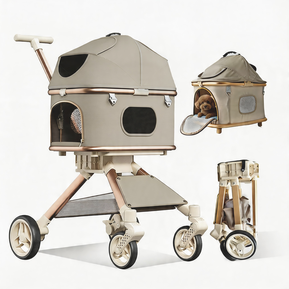 Pet Stroller Carrier - Pet Stroller for Medium Dogs &