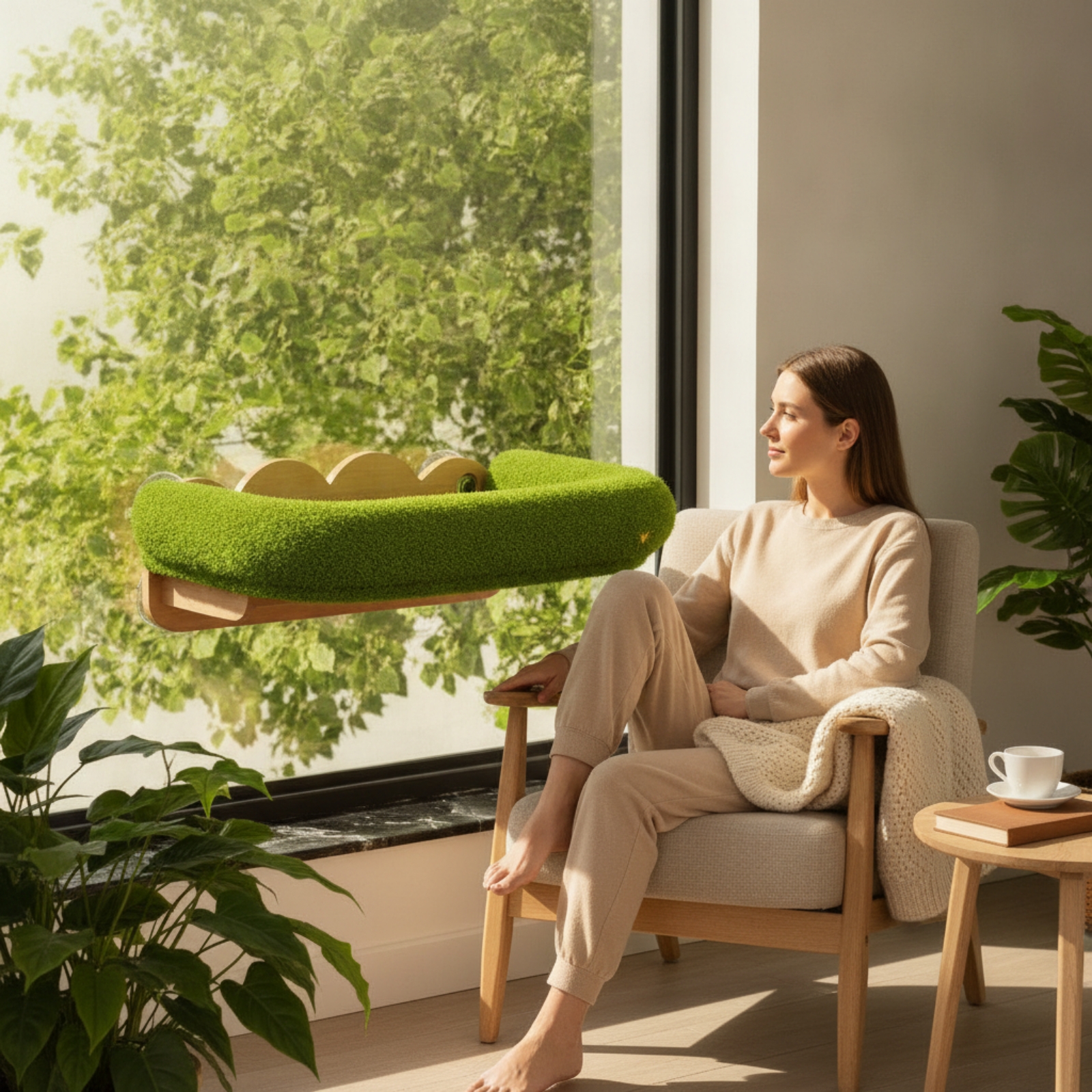 Cat Window Perch - Cat Window Bed with Suction Cups