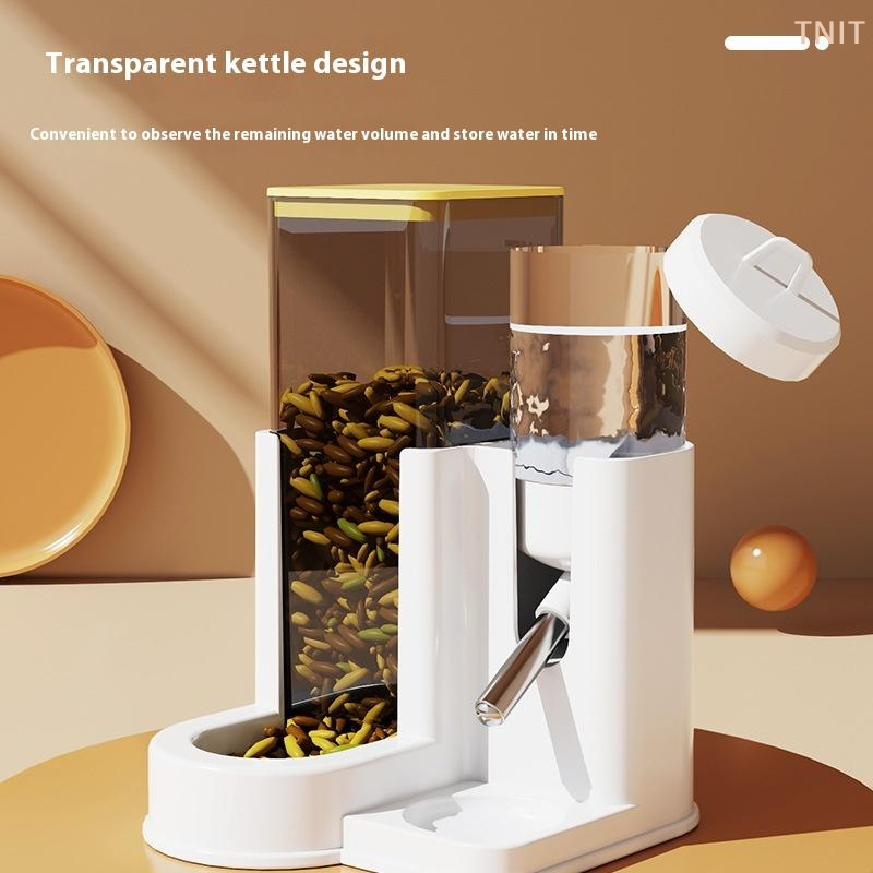 Automatic Pet Feeder - [J] Large Capacity 2In1 Hamster Feeder