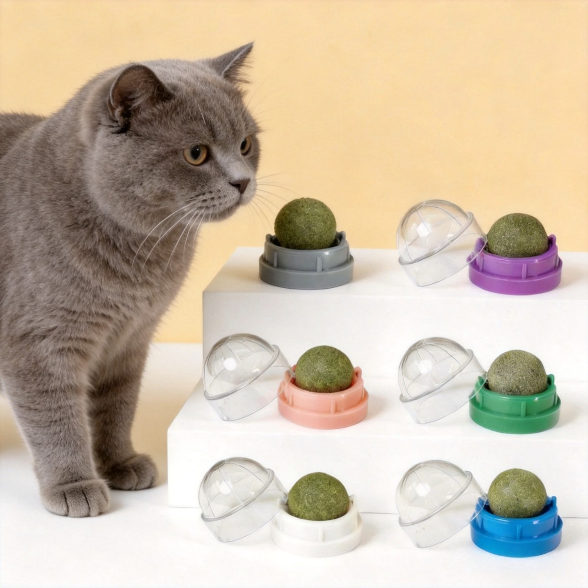 Catnip Toys - Pet Catnip Ball Cat Catnip Wall