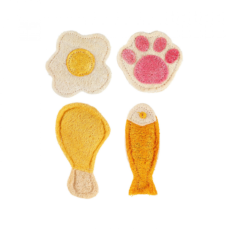 Cross-border loofah pet toy fo - Catnip Toys recensione e prezzo
