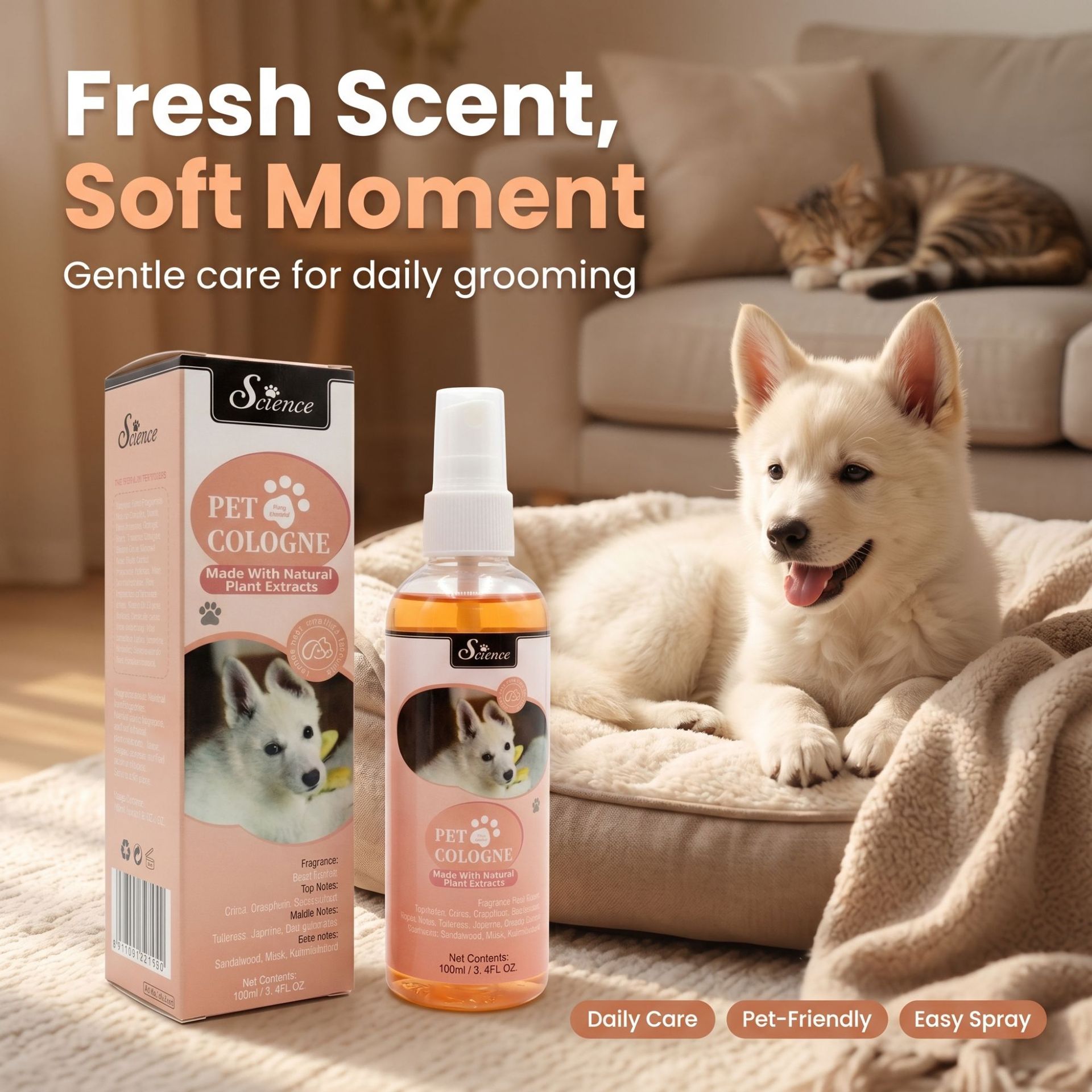 SES100mlPet Cologne Spray for  - Pet Cologne Spray recensione e prezzo