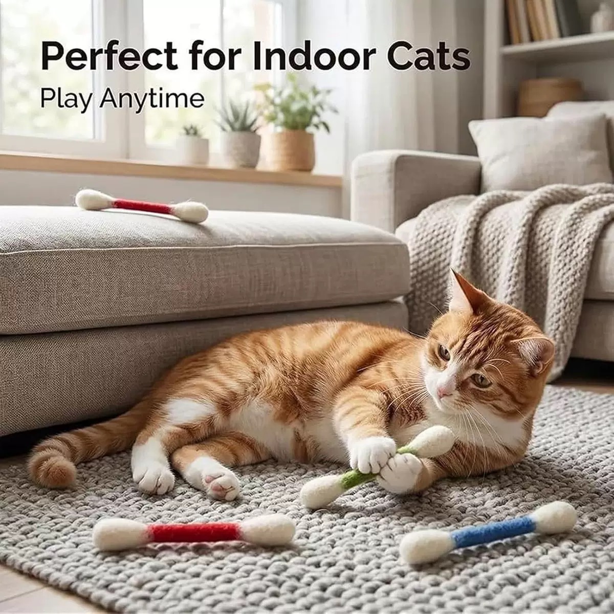 Creative Large Cotton Swab Sha - Catnip Toys recensione e prezzo