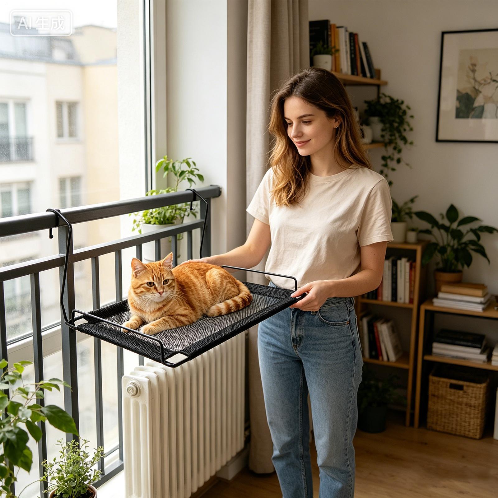 Cat Hammock Bed Metal Frame Co - Cat Window Perch recensione e prezzo