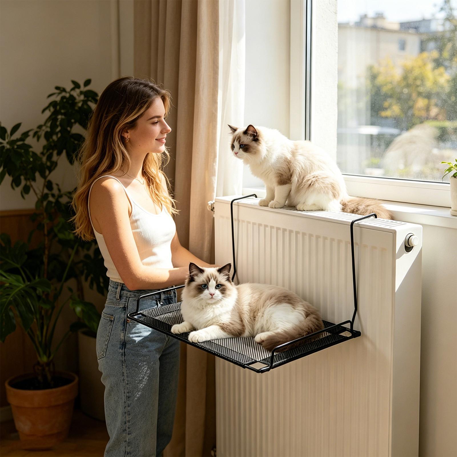 Cat Hammock Bed Metal Frame Co - Cat Window Perch recensione e prezzo