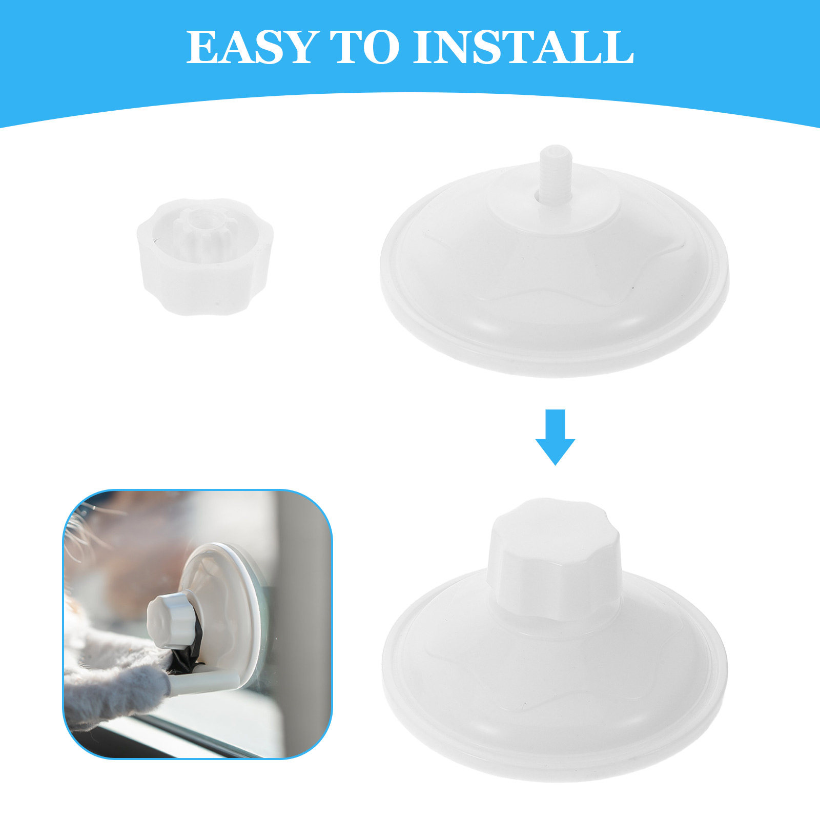 4Pcs Cat Hammock Suction Cups  - Cat Window Perch recensione e prezzo