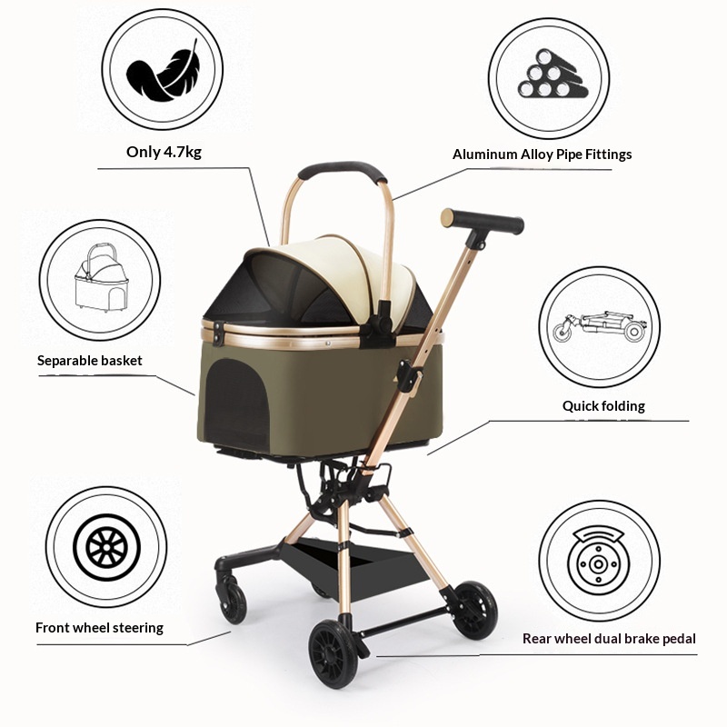 Mini Pet Stroller Toy for Dogs - Pet Stroller Carrier recensione e prezzo