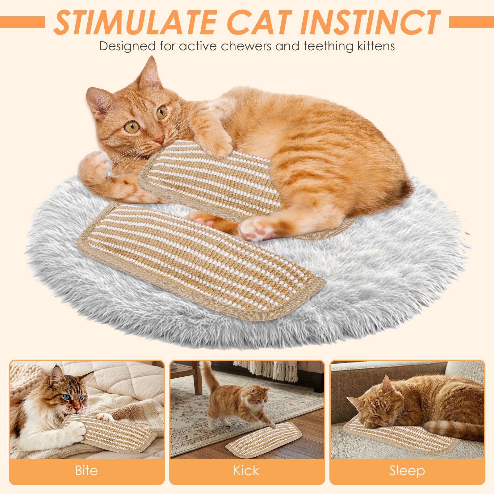 3Pcs Catnip Scratching Pillow  - Catnip Toys recensione e prezzo