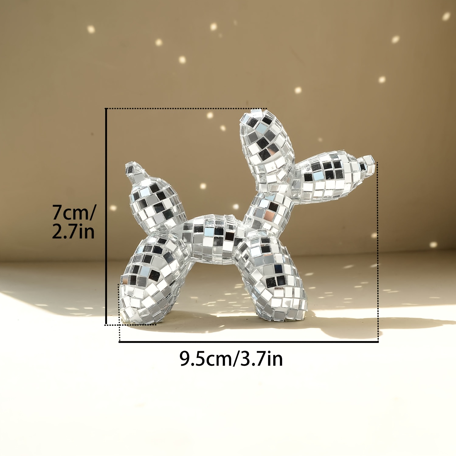 1pc Disco Mirror Balloon Puppy - Pet Supplies Discount recensione e prezzo
