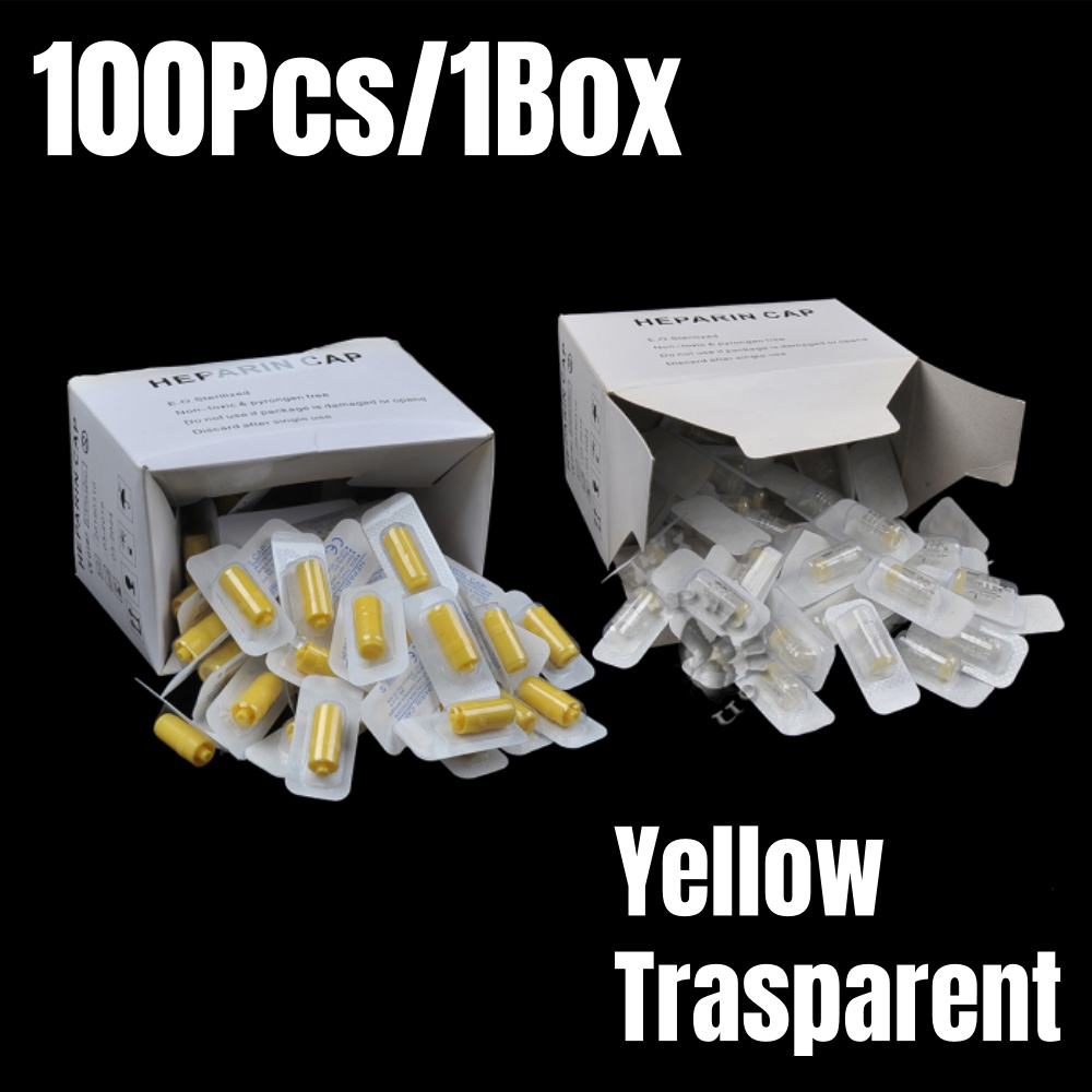 100Pcs/Box Heparin Cap IV Disp - Pet Supplies Discount recensione e prezzo