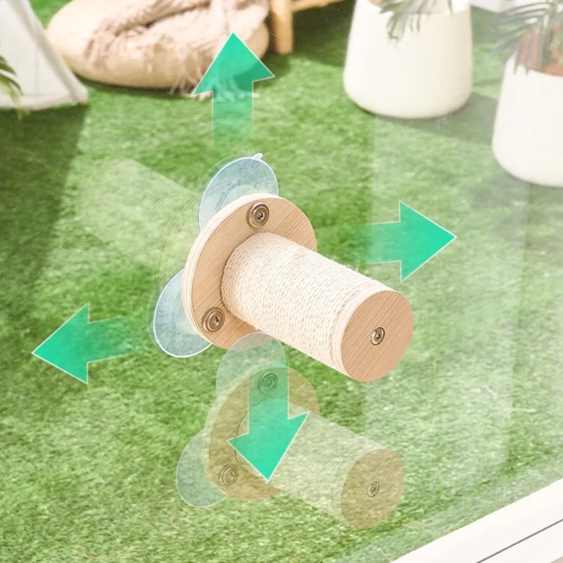 Cat Window Perch with Wooden F - Cat Window Perch recensione e prezzo