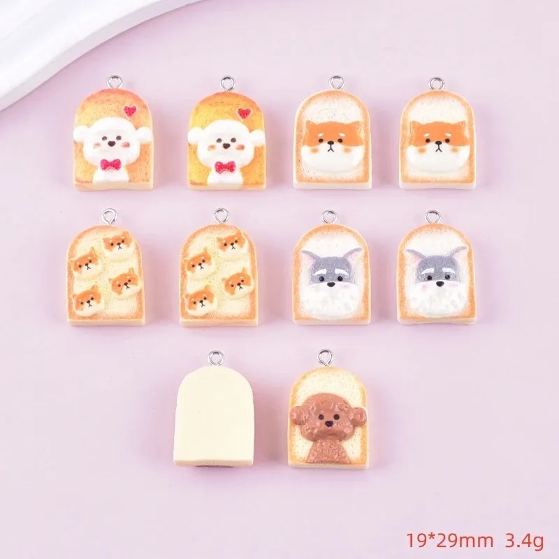 10Pcs Cute Toast Dog Resin Pen - Pet Supplies Discount recensione e prezzo