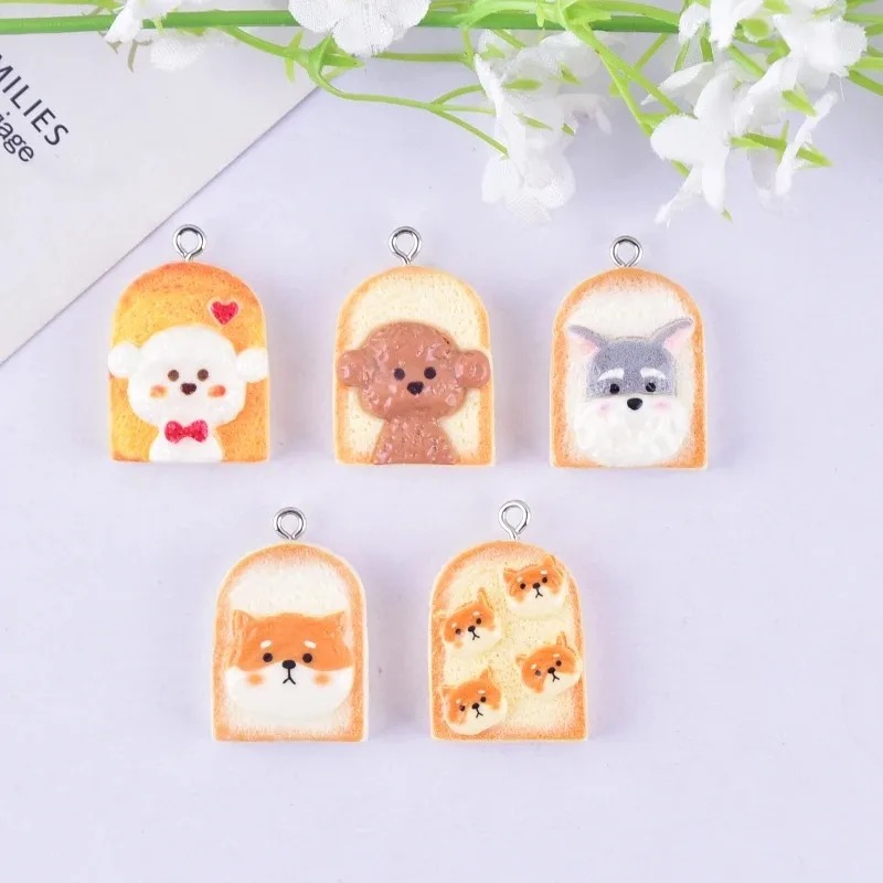 10Pcs Cute Toast Dog Resin Pen - Pet Supplies Discount recensione e prezzo