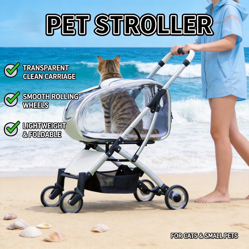 Outdoor Carrier Transparent Pe - Pet Stroller Carrier recensione e prezzo