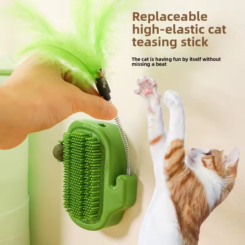 Wall Mount Self Grooming Cat B - Catnip Toys recensione e prezzo