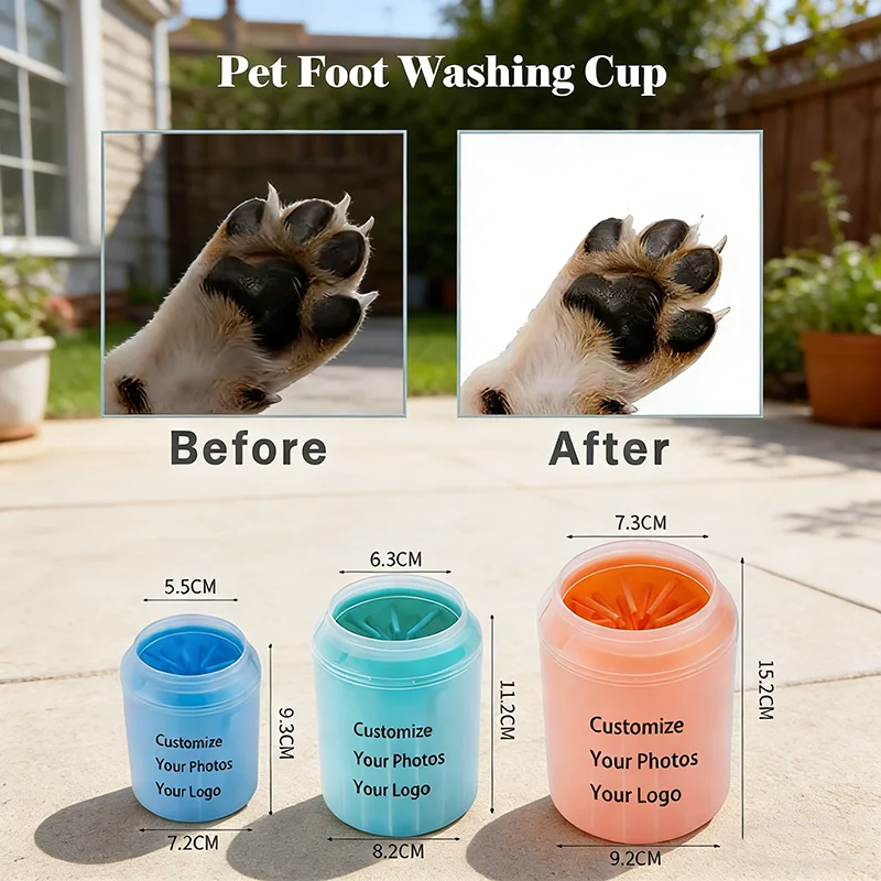 Custom Pet Paw Cleaner Soft Si - Dog Paw Cleaner recensione e prezzo