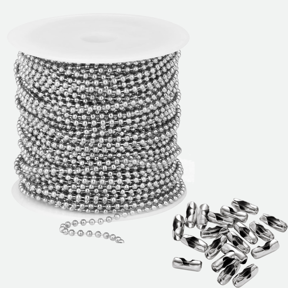 10m Stainless Steel Bead Ball  - Pet Supplies Discount recensione e prezzo