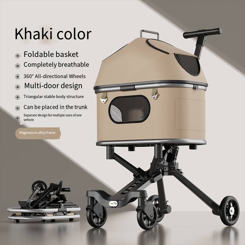 Magnesium alloy body pet strol - Pet Stroller Carrier recensione e prezzo