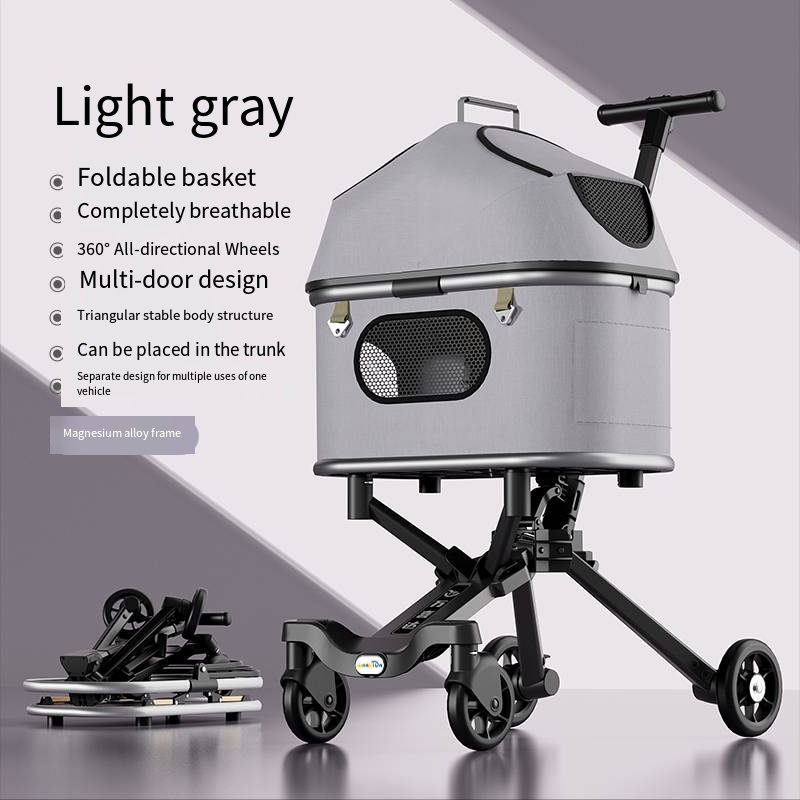 Magnesium alloy body pet strol - Pet Stroller Carrier recensione e prezzo