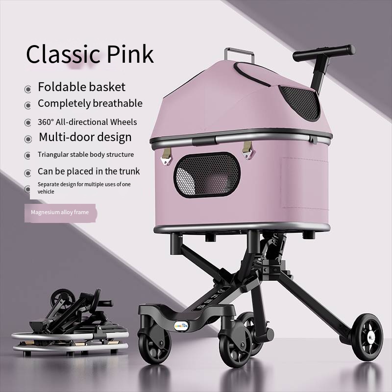 Magnesium alloy body pet strol - Pet Stroller Carrier recensione e prezzo