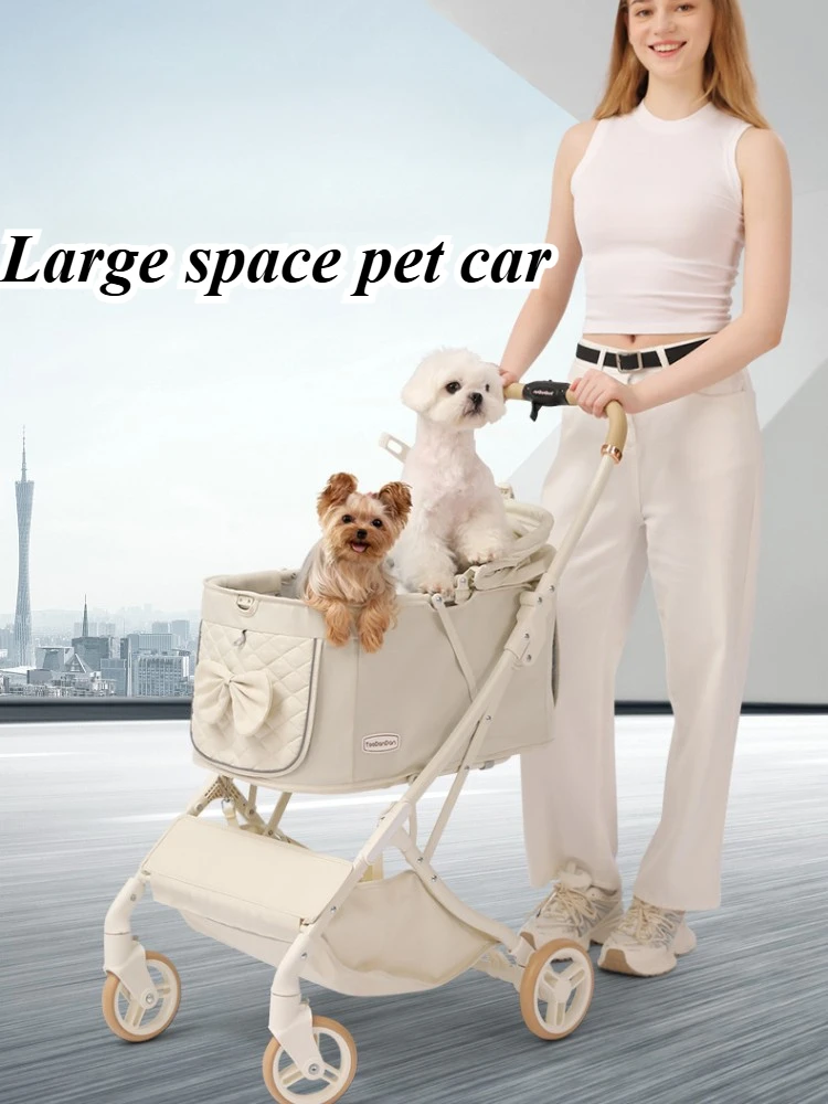 Outdoor Puppy Stroller Cat Dog - Pet Stroller Carrier recensione e prezzo