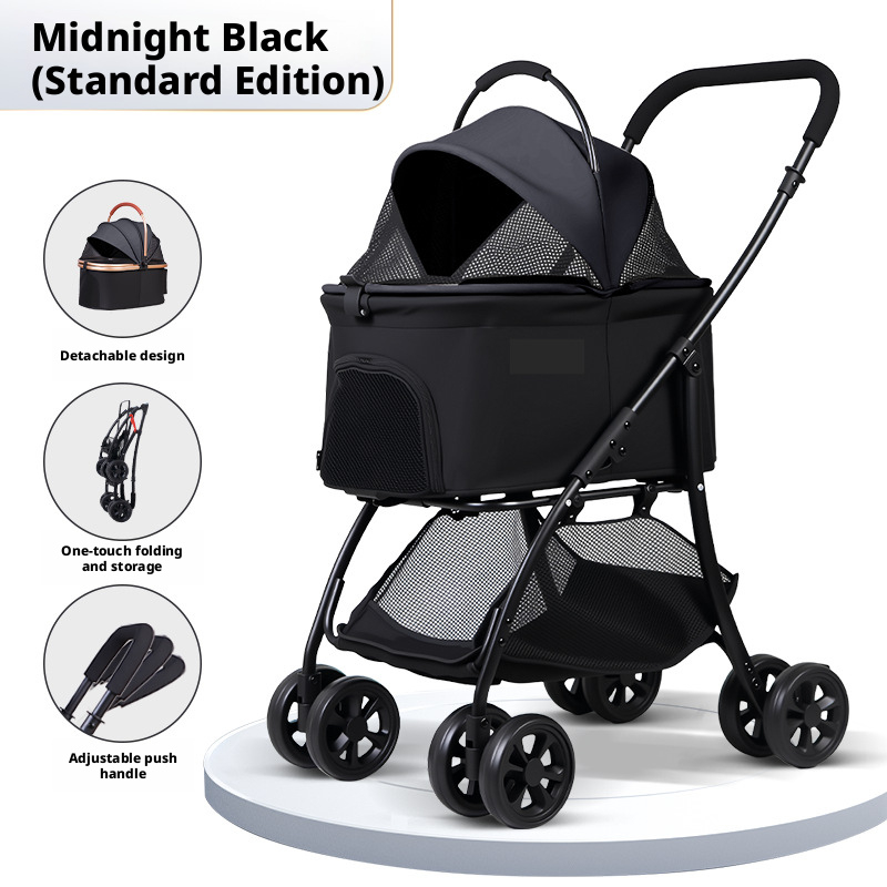 2 in 1 Detachable Pet Stroller - Pet Stroller Carrier recensione e prezzo