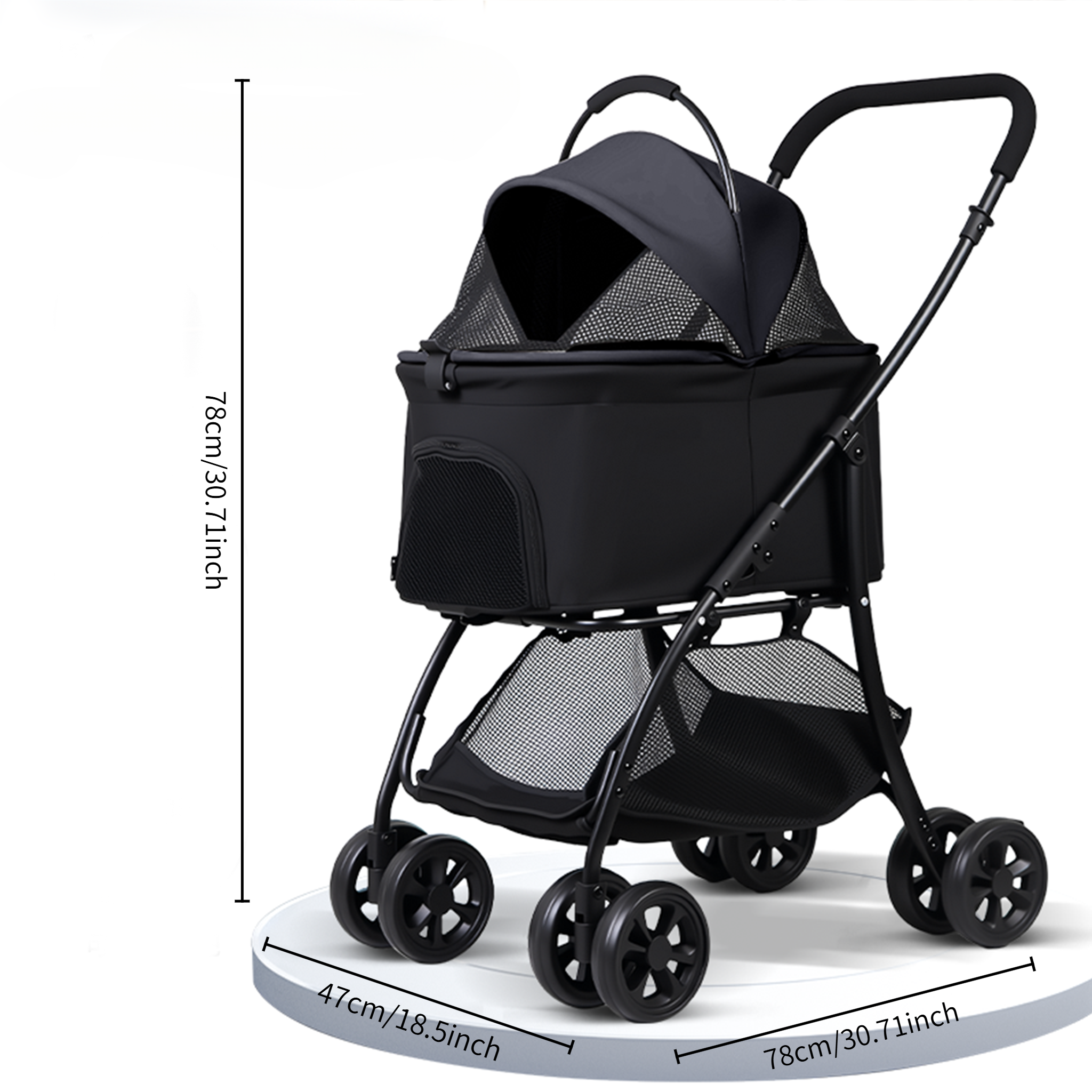 2 in 1 Detachable Pet Stroller - Pet Stroller Carrier recensione e prezzo