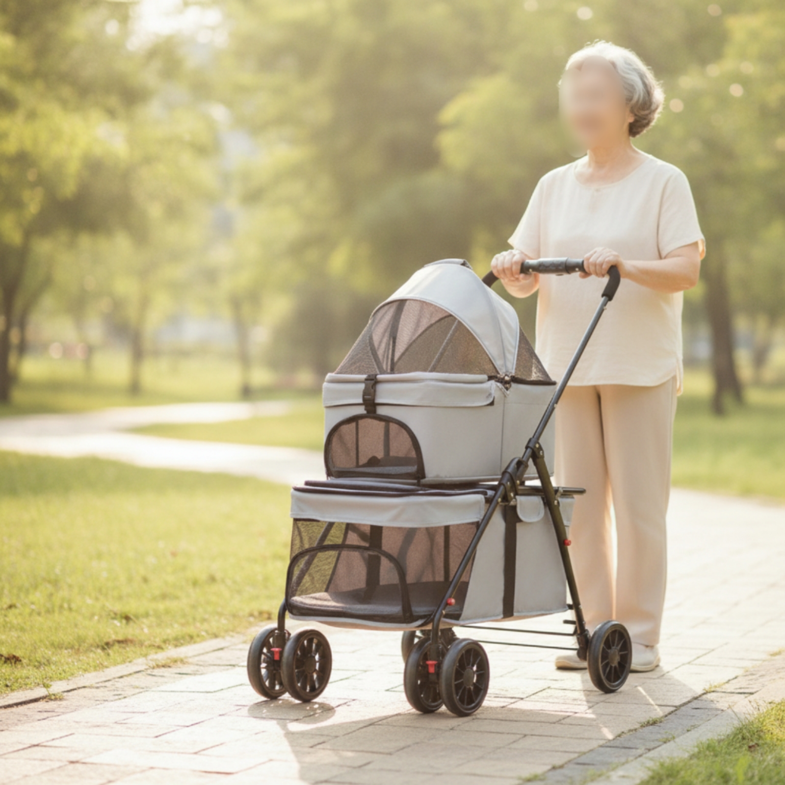 Pet Stroller with Detachable C - Pet Stroller Carrier recensione e prezzo