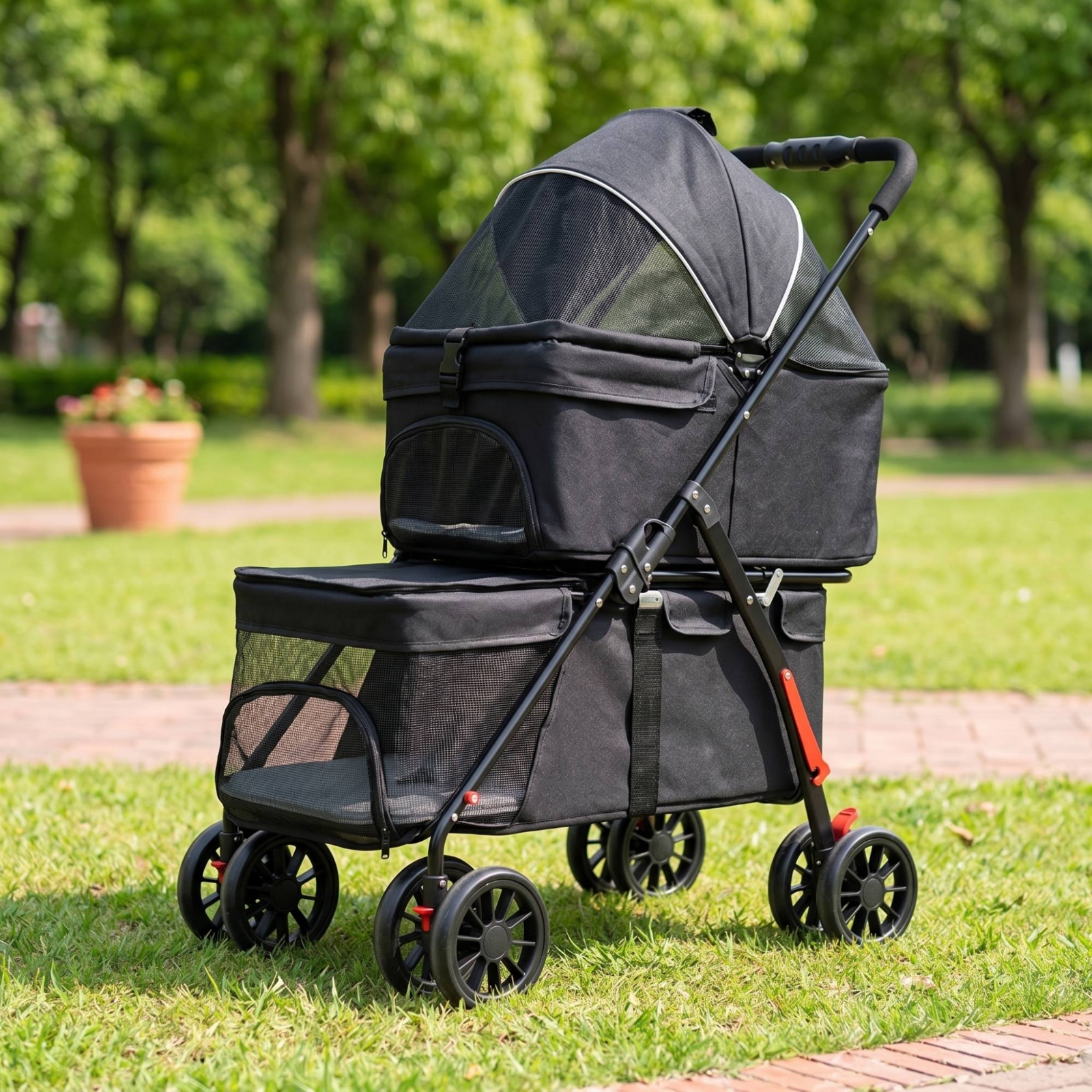 Pet Stroller with Detachable C - Pet Stroller Carrier recensione e prezzo