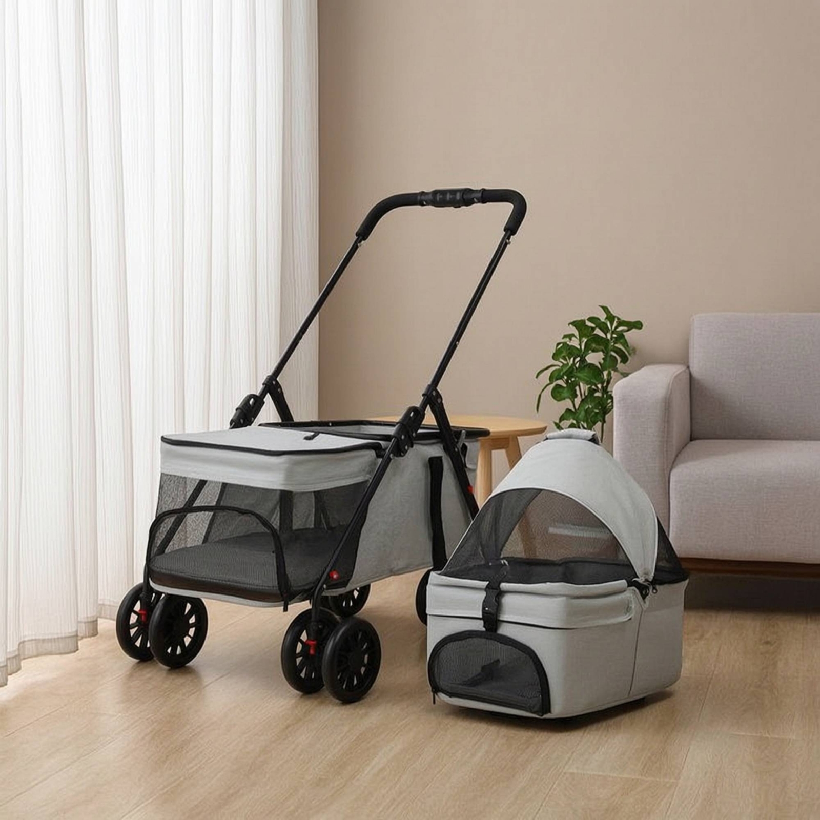 Pet Stroller with Detachable C - Pet Stroller Carrier recensione e prezzo