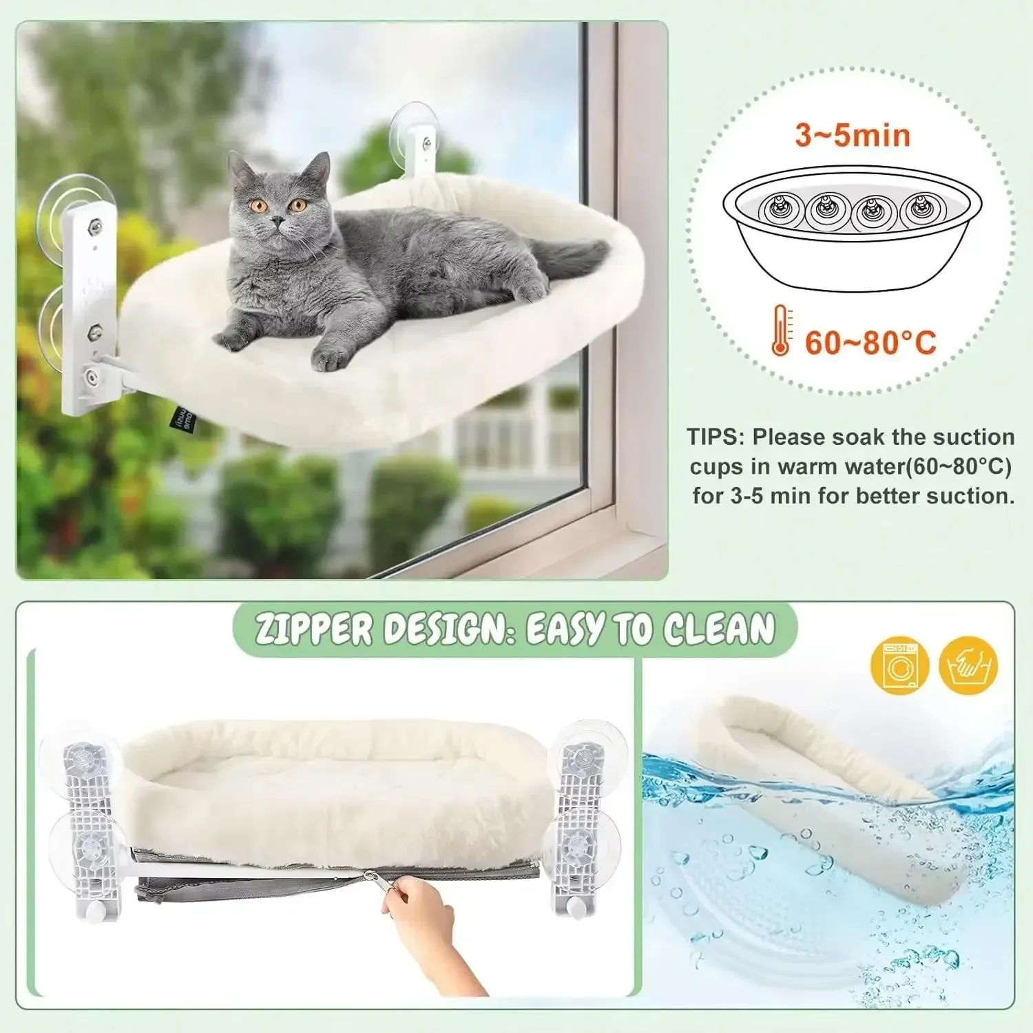 Cat Window Hammock Suction Cup - Cat Window Perch recensione e prezzo