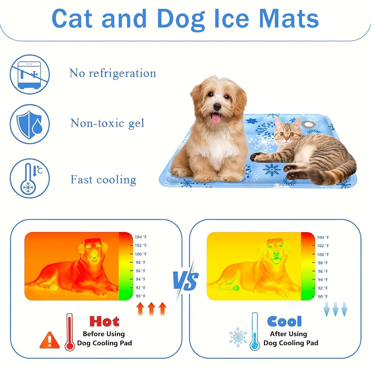 Summer Pet Mat, Pet Ice Mat, D - Pet Supplies Discount recensione e prezzo