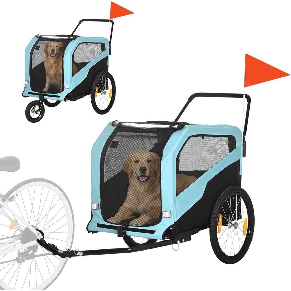 2-in-1 Dog Bike Trailer Pet St - Pet Stroller Carrier recensione e prezzo