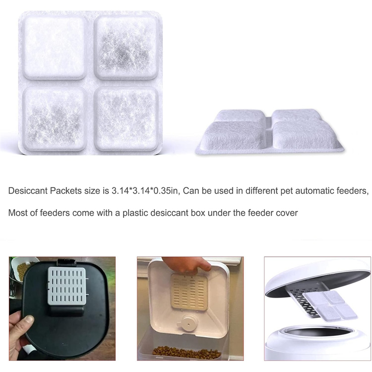 ABQR 12PCS Pet Food Desiccant  - Automatic Pet Feeder recensione e prezzo