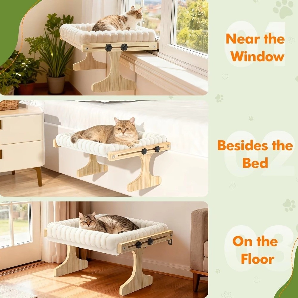 Easy To Assemble Adjustable Ca - Cat Window Perch recensione e prezzo