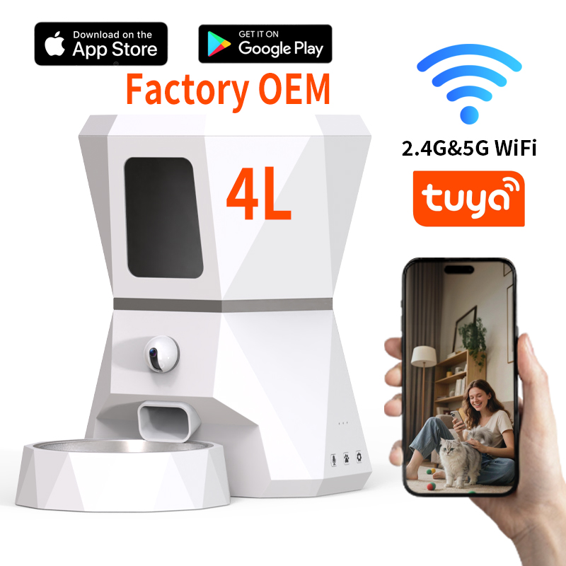 Top-Quality 4L Tuya APP Contro - Automatic Pet Feeder recensione e prezzo