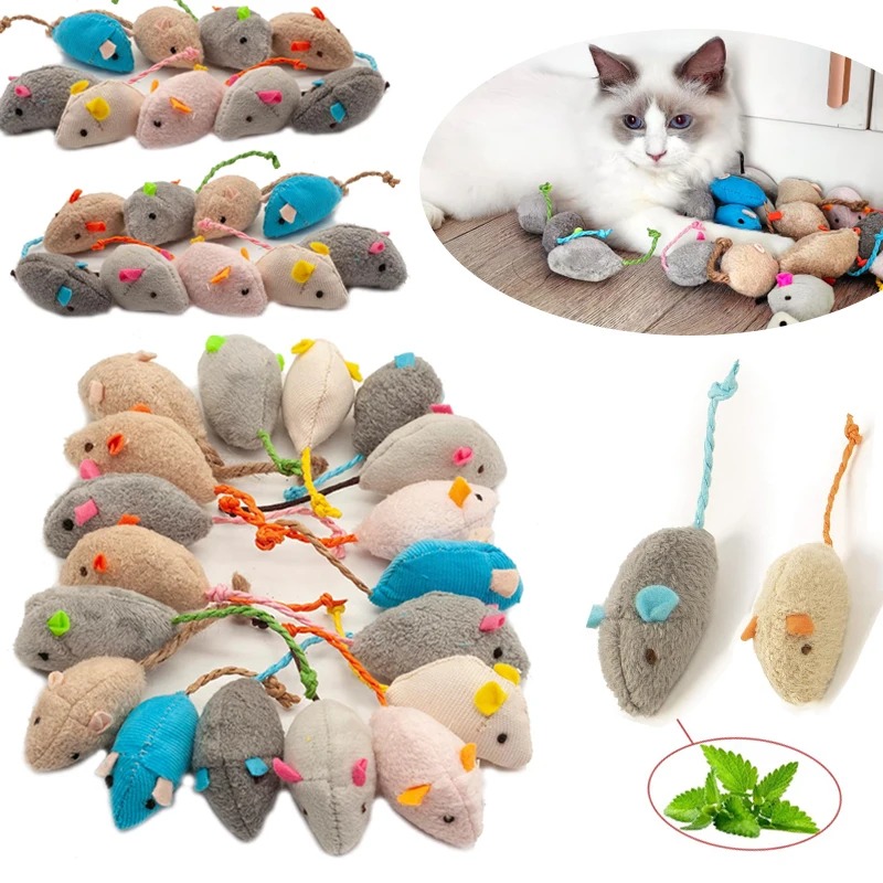 3/200pcs Rattle Cat Mouse Toys - Catnip Toys recensione e prezzo