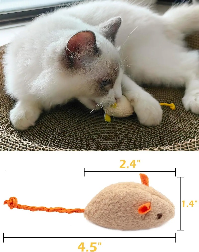 3/200pcs Rattle Cat Mouse Toys - Catnip Toys recensione e prezzo