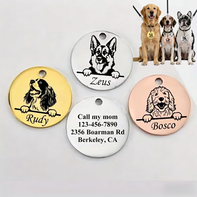 Custom Pet Name Puppy Anti-los - Pet Supplies Discount recensione e prezzo