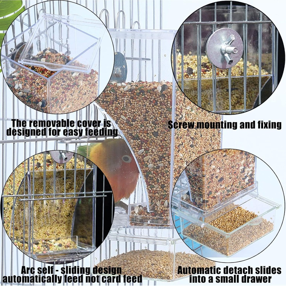 Automatic Bird Cage Feeder Tra - Automatic Pet Feeder recensione e prezzo