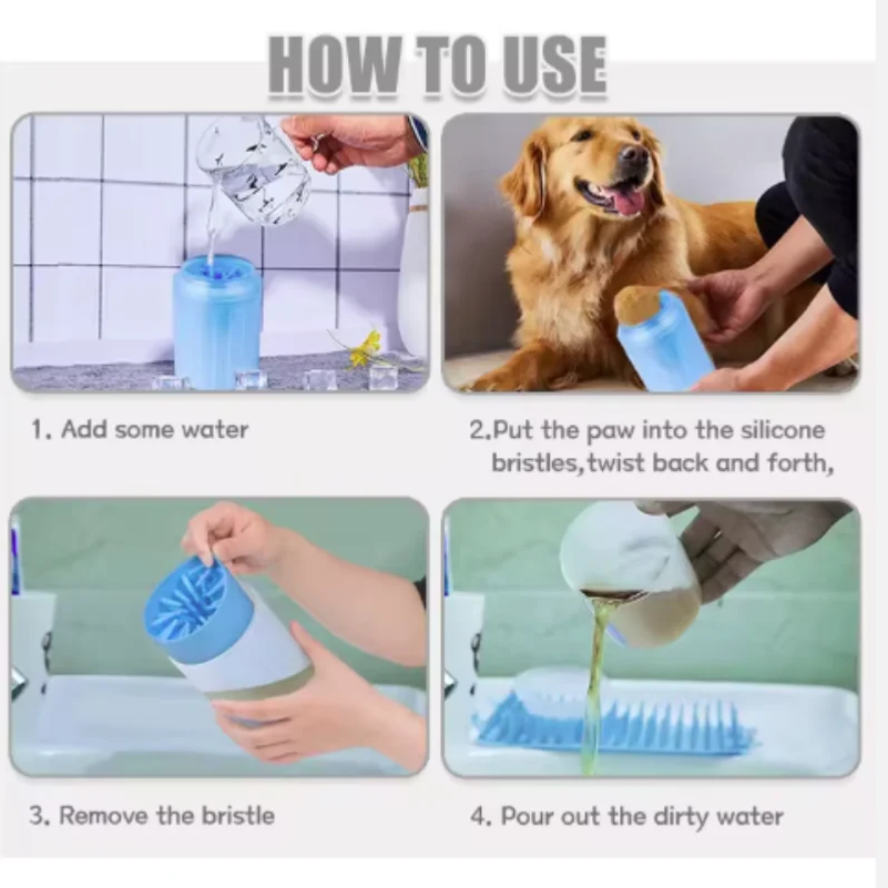 Dog Paw Cleaner Cup Soft Silic - Dog Paw Cleaner recensione e prezzo