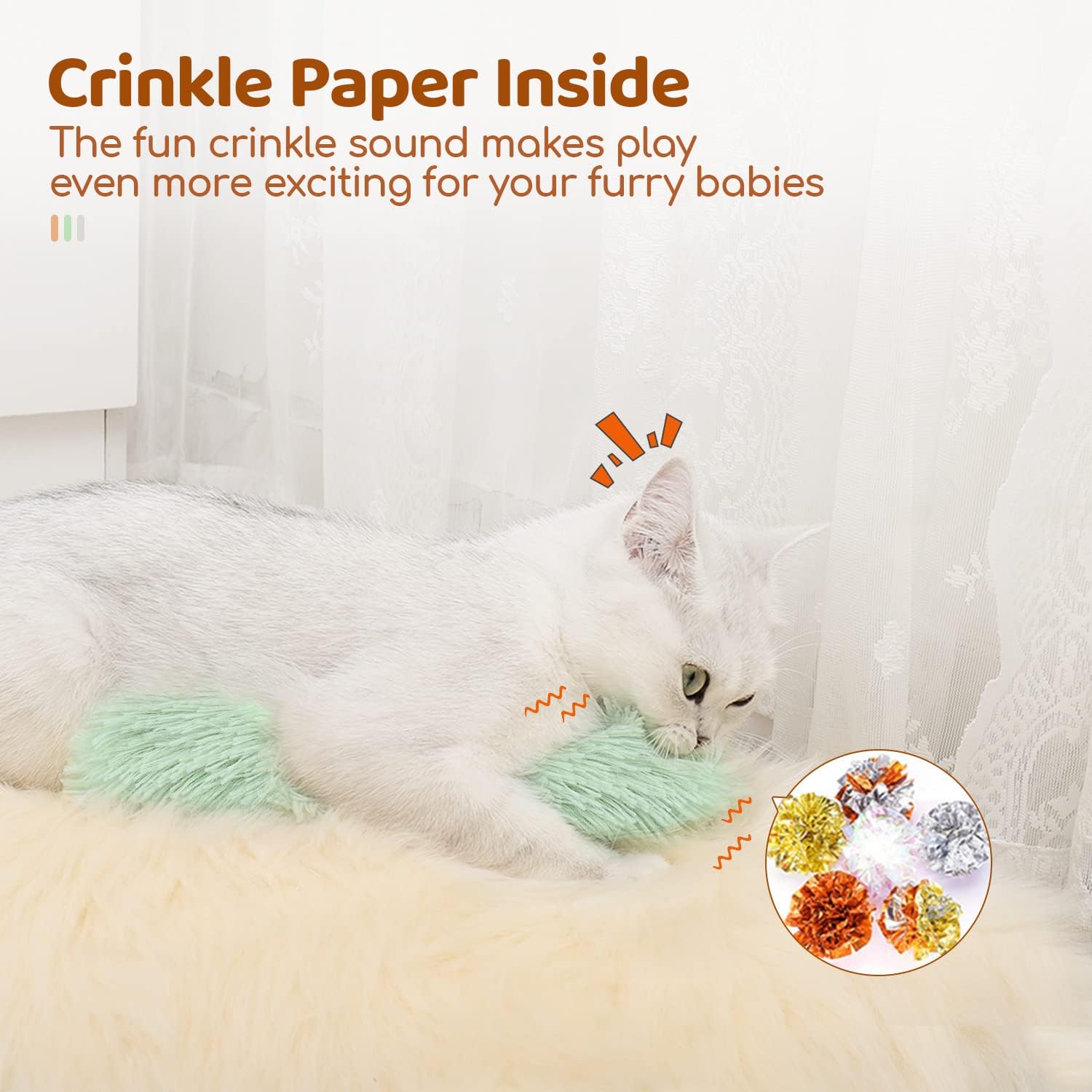 Cat Toys Pillows, 3 Pack, Soft - Catnip Toys recensione e prezzo