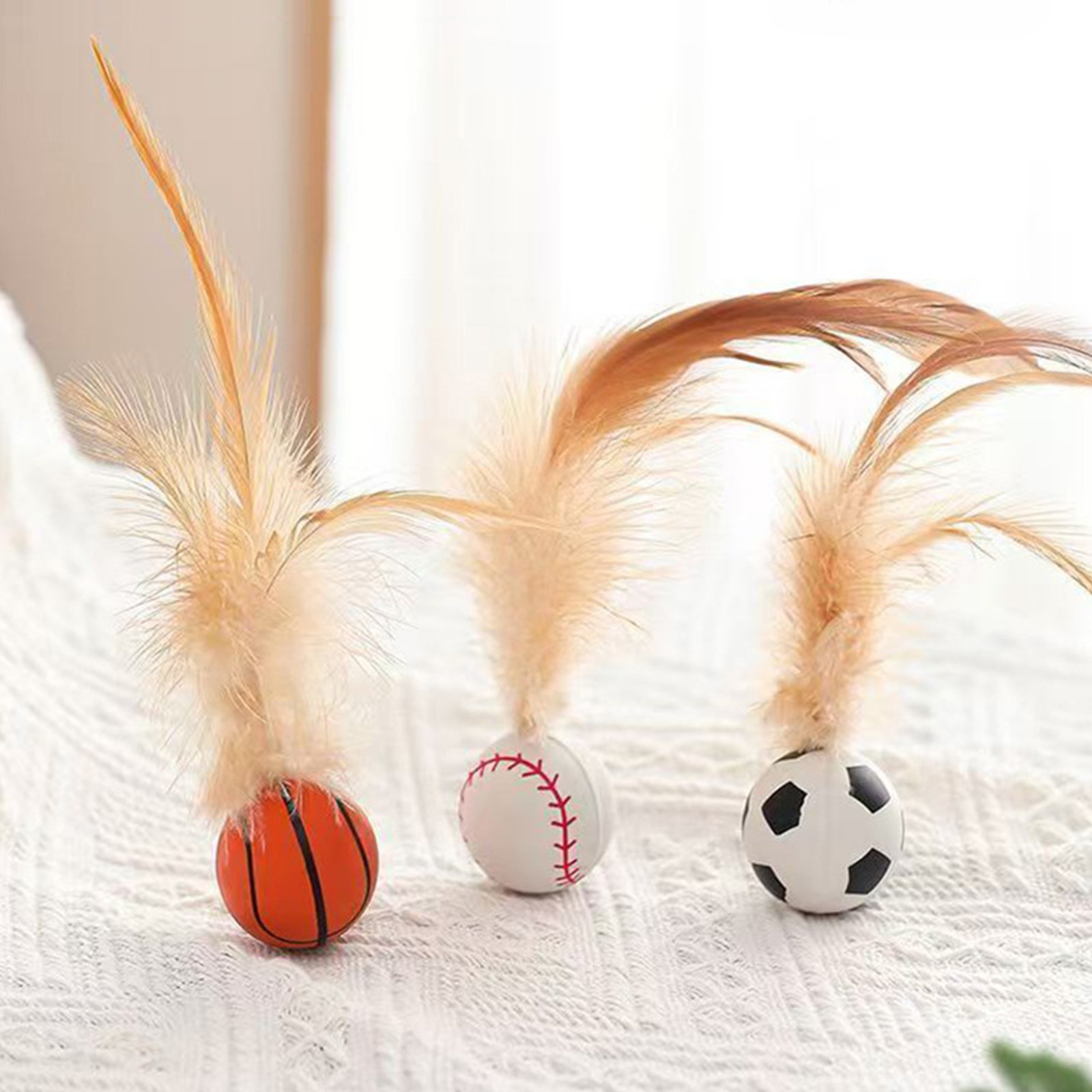 Cat Feather Ball Toys Interact - Catnip Toys recensione e prezzo