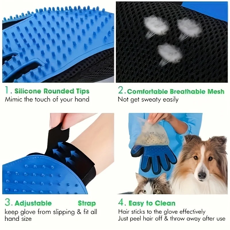 Pet Hair Glove Comb Pet Dog Ca - Pet Supplies Discount recensione e prezzo